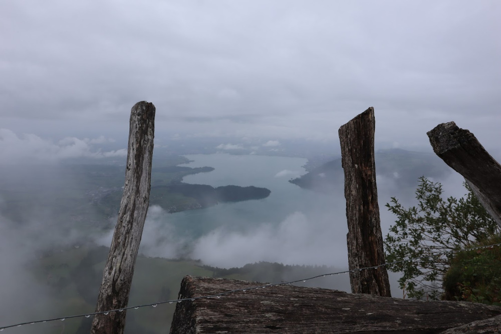 The view near the top of Mt. Rigi.