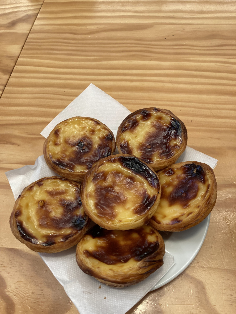 Portuguese custard tarts.