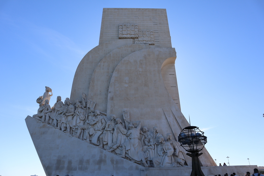 The east side of the Monument of the Discoveries.