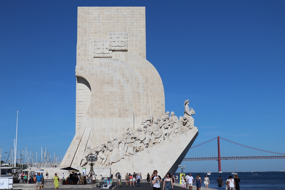 The west side of the Monument of the Discoveries.