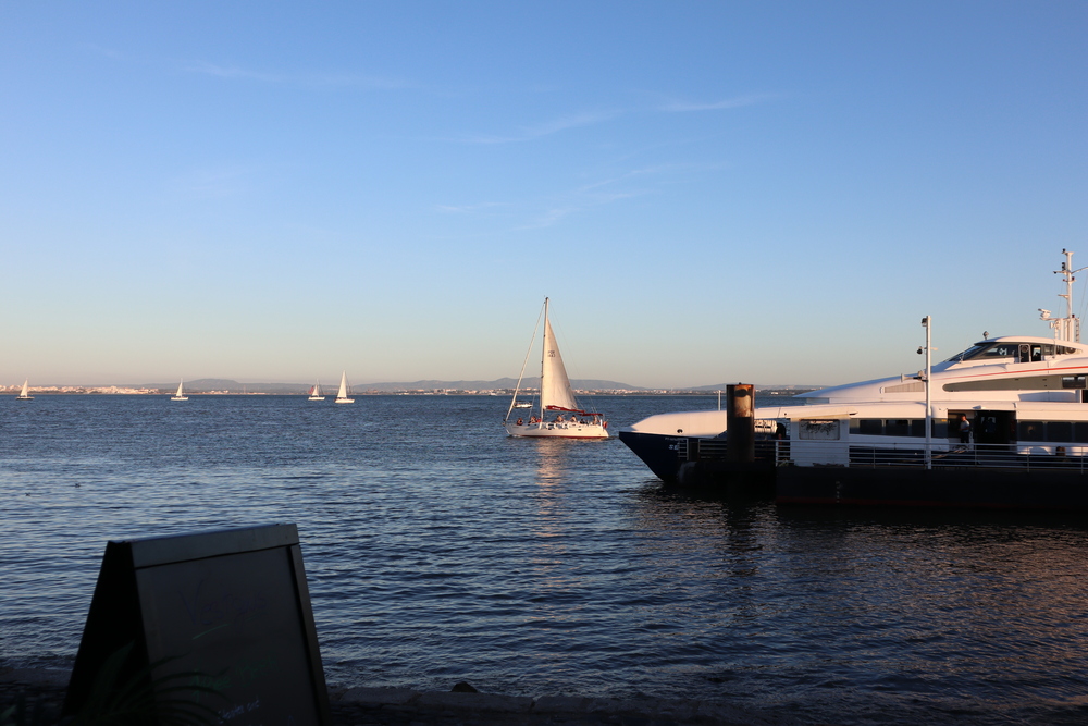 The boat preparing to launch from the pier.