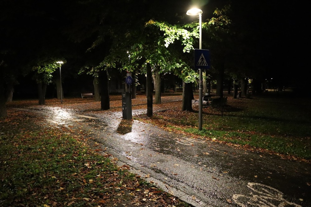 A streetlight in Cluj-Napoca.