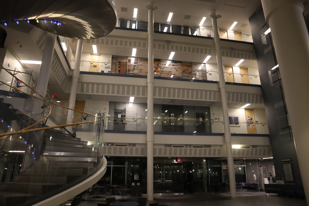 BBB interior at night